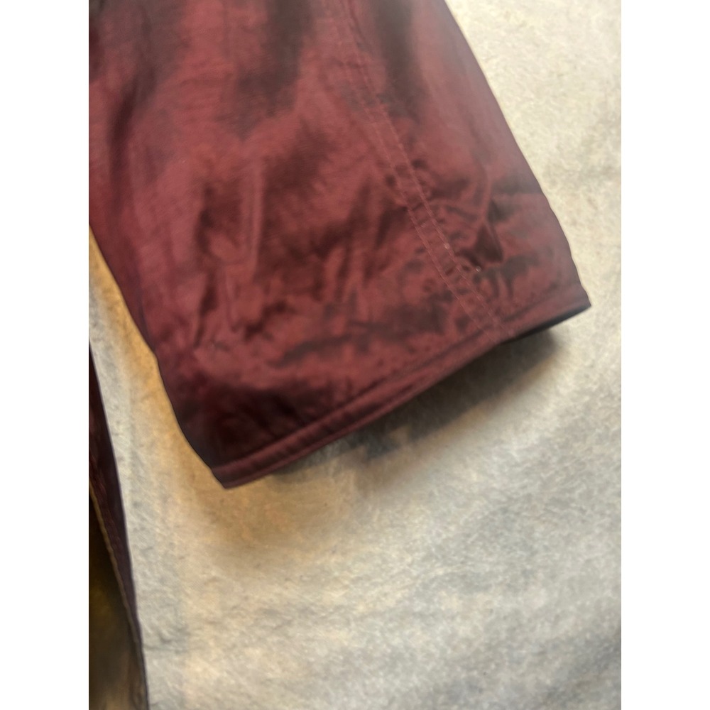Forecaster of Boston Womens Burgundy Gold Colorblock Trench‎ Coat Jacket - Picture 9 of 9